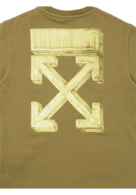 T-shirt con stampa OFF WHITE KIDS | OBAA002S26JER005311